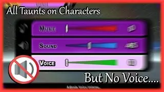 SSF2 Beta | All Taunt on Characters, But No Voice