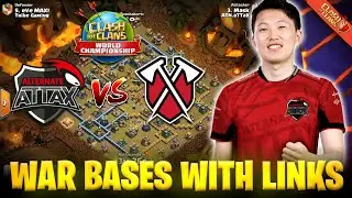 Top 8 Th14 World Championship War Bases | ATN aTTaX VS Tribe Gaming | Aphelion Esports VS Tompinai |