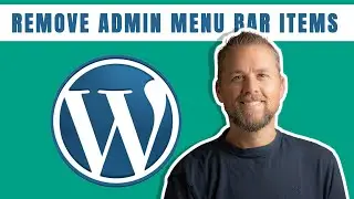 Как удалить пункты меню администратора WordPress