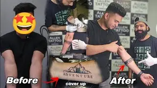 Best Tattoo artist in JABALPUR 💥 | Cover-up & band Tattoo | Allen Tattoo Jabalpur