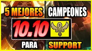 5 MEJORES CAMPEONES SUPPORT S10 | Personajes m&aacute;s ROTOS y OP | Tier List S+ | GU&Iacute;A LOL - #GagoOP