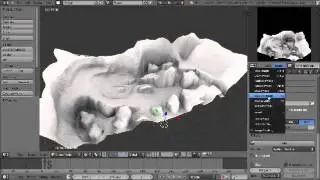Terrain & baking Ambient Occlusion in Blender