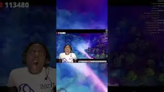 IShowSpeed reacts to MrBeast's skin in Fortnite 🤣 #shorts
