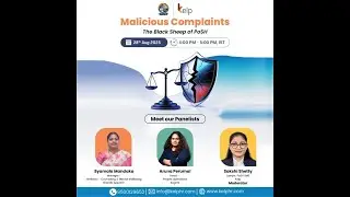 Kelp & ILA Panel Discussion The Black Sheep of PoSH   Malicious complaints and their impact