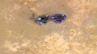 Tanzanite Pair 1.20 Carat Blue Violet Moderate Color