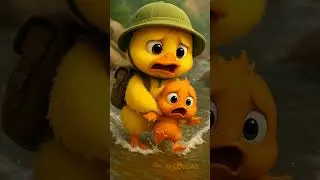 duck saves village from flood.#duck #save #shorts