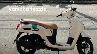 yamaha mio fazzio 2022 (white) | aesthetic vlog