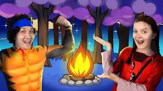 Когда мы едем в поход | Детская летняя песня для лагеря | Детские песни Доминоки