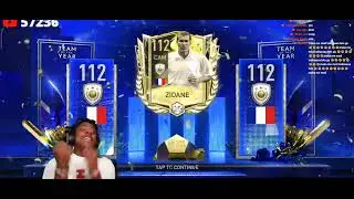 ISHOWSPEED PACKS 112 ZIDANE IN FIFA MOBILE 😱🇫🇷🔥