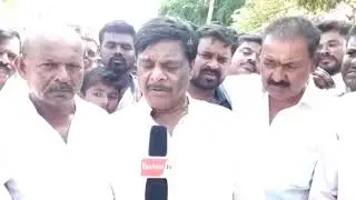 Dr HC Mahadevappa speaking during the campaigning at T Narsipura