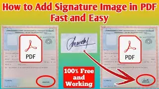 How to Add Signature Image in PDF Fast and Easy