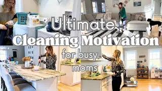 Ultimate Cleaning Motivation For Busy Moms. Stress Free Cleaning Routine. Clean With Me.