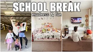 The kids are on school break AGAIN | few days in our lives | Checkers haul || @OleratoAndFamily