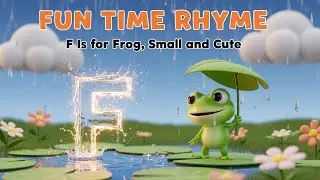 F Is for Frog, Small and Cute 🐸🌿🎵 | Fun ABC Learning Song for Kids, Toddlers & Preschoolers 🌈✨
