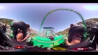 360 Mega Coaster  Get Ready for the Drop  Video injected