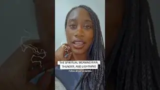 Spiritual meaning of rain, thunder and lightning #shorts #spiritualawakening #transformation