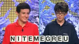Des Chiffres et Des Lettres 3 janvier 2014 Tournoi Juniors (Emmanuel vs Erwan)
