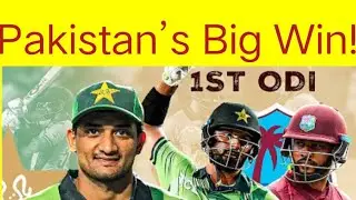 :Hasan Nawaz 63* on Debut! Pakistan Beat West Indies by 5 Wickets | 1st ODI 2025 Highlights