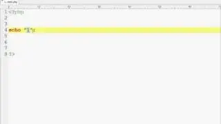PHP Tutorial - Start of PHP