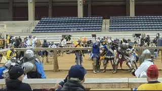 Warlords w Dinky Di #8 v PK Peacocks - Carolina Carnage, Buhurt 5v5 - USA 4/2/2023