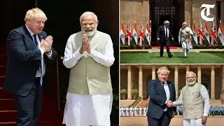PM Modi holds talks with British counterpart Boris Johnson