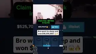 😁Use Code: Fandaluxe or Fandalz for free $21 Dollars #stake #Gambling #CasinoLife #BigWin #Jackpot