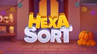 🔶 Hexa Sort Game Loading Screen | Puzzle Game Interface Screenshot