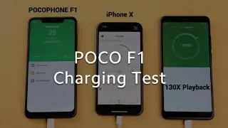 POCOPHONE F1: vs iPhone 30min Charging Test