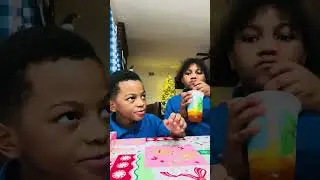 Champ & Ceriyah Try the SpongeBob Meal from Burger King.  Thanks @BURGERKING  😂😅 