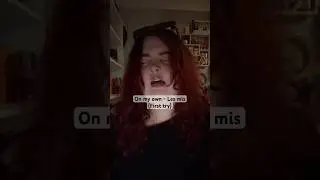 On my own - les mis #lesmis #musicaltheatre #theatrekid #singing #singer #viral #shorts #singer