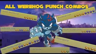 How To Master The Werehog Beginner Guide #1 - All Punch Combos