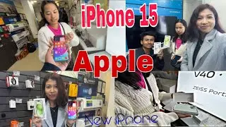 Apple iPhone 15 & Sanju Didi, ke Unboxing and first Look ,Dynamic Island &The Best iPhone Ever🔥🔥