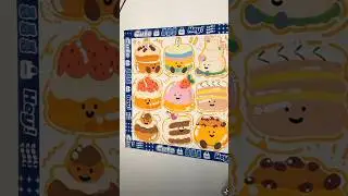Amazing painting😱🎨birthday cake🎂|Rainbow 🌈 mille #acrylicpainting #satisfyingvideo  #youtubeshorts
