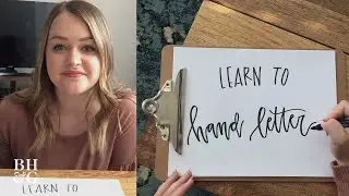 Learn to Hand-Letter | #WithMe | Better Homes & Gardens