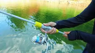 Sougayilang Spinning Casting Fishing Rod 2 Sections EVA handle wheel hub cap