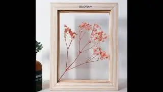 Pressed flower frame, framed pressed flowers, dried flower frame, herbarium glass frame