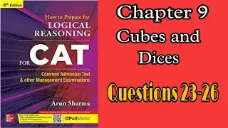 Cubes & Dices| Question 23-26| CAT| Logical Reasoning| Arun Sharma