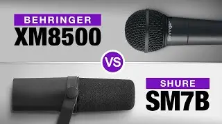 $400 Mic vs $20 Mic | Shure SM7B vs Behringer XM8500 Ultravoice | Dynamic Mic Test