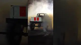 Old School Chevy Mud Truck Burnout