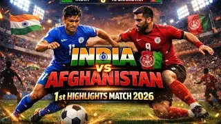  INDIA vs AFGHANISTAN //FOOTBALL MATCH ( GAMING IN FOOTBALL )//1st highlight match 2026