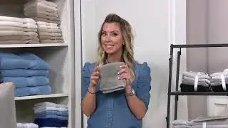 Northern Nights 100% Cotton Wash Cloth, Hand Towel, or Bath Towel Set on QVC