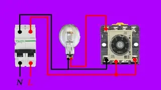 how to hold contactor with 8 pin timer relay