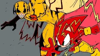 Sonic vs Reverse Flash fan animation 
