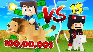ماين كرافت : تحدي اغلى قطة اسطورية  مع @PmnMinecraft