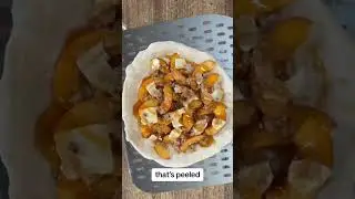 Let&rsquo;s make a Peach Pizza with Hot Honey 🍑🌶️🍕🔥🍯