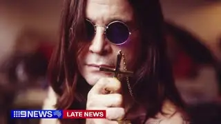 Nine News break Wednesday 23rd July 2025 Ozzy Osbourne death etc Australia