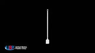 White LDPE Vikan&reg; Flexible Paddle Scraper-39.4