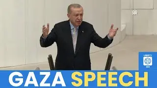 Erdogan SLAMS Israel in Fiery Gaza Speech | Calls for Global Action