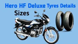 Hero HF Deluxe Tyre Size Guide | Front & Rear Tyre Info @TyresInfo