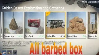 Undawn golden desert all barbed box